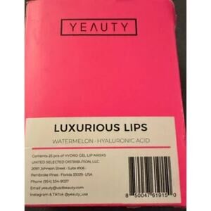 NIB Yeauty Beauty Eye and Lip Mask 25 pair in each box - 3 boxes total